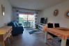 Apartment in Fréjus - LA MIOUGRA NO Fréjus-Plage: Superb T2, 47 m2 air-conditioned, wifi/fiber box, 200 m from the beaches, pool and garden view, parking Apartment in Fréjus - LA MIOUGRA NO Fréjus-Plage: Superb T2, 47 m2 air-conditioned, wifi/fiber box, 200 m from the beaches, pool and garden view, parking