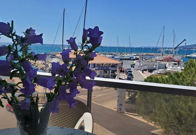 Studio in Fréjus - LE CAPITOLE, Sea view, Studio cabin 27m2 waterfront, 2 adults, 2 children, air conditioning and garage Studio in Fréjus - LE CAPITOLE, Sea view, Studio cabin 27m2 waterfront, 2 adults, 2 children, air conditioning and garage