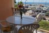 Apartment in Fréjus - LE CAPITOLE, Sea view, Studio cabin 27m2 waterfront, 2 adults, 2 children, air conditioning and garage