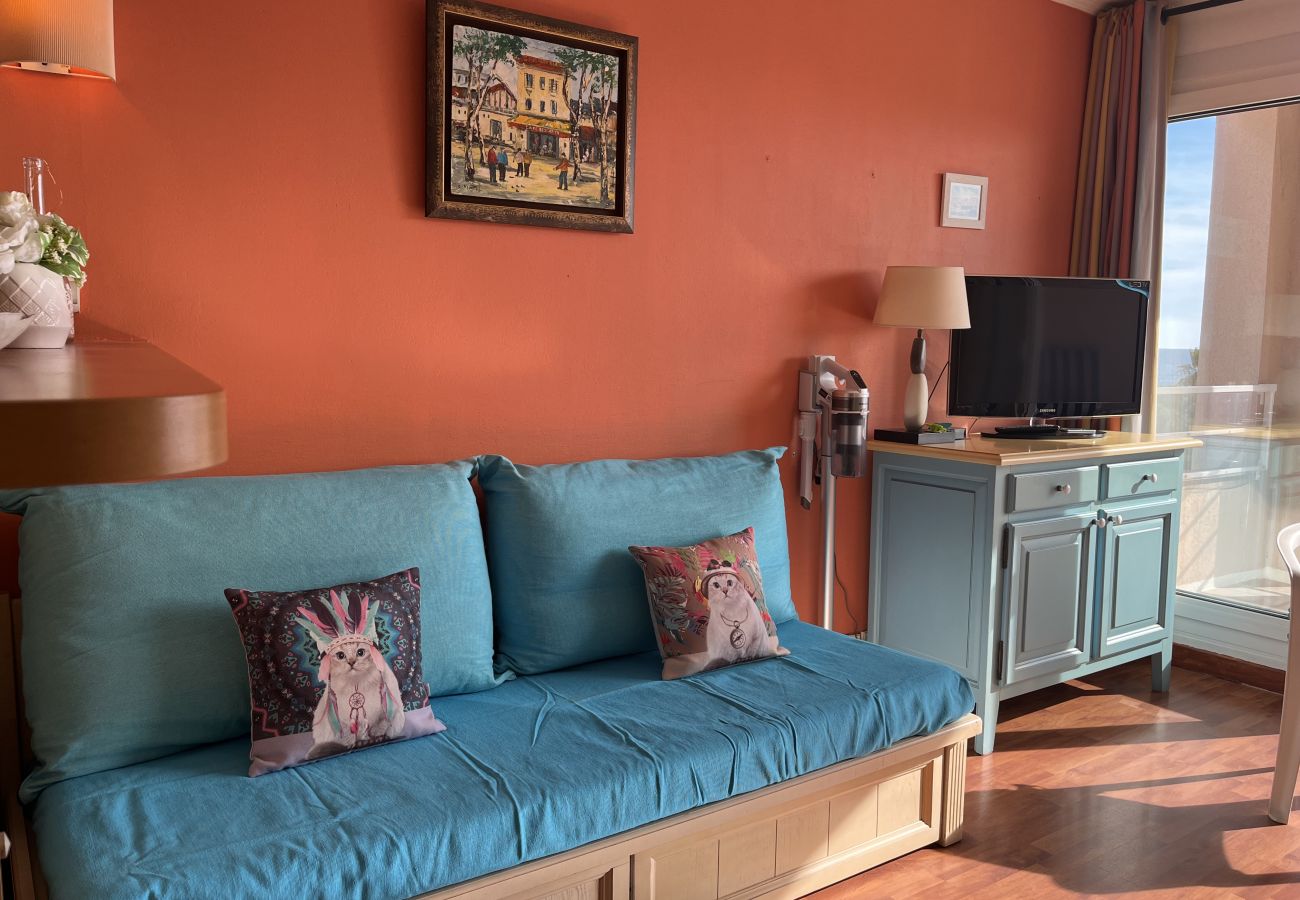 Studio in Fréjus - Residence Cap Hermès Studio 33m2 for 3 privileged, all comfort, sea view, air conditioning and parking