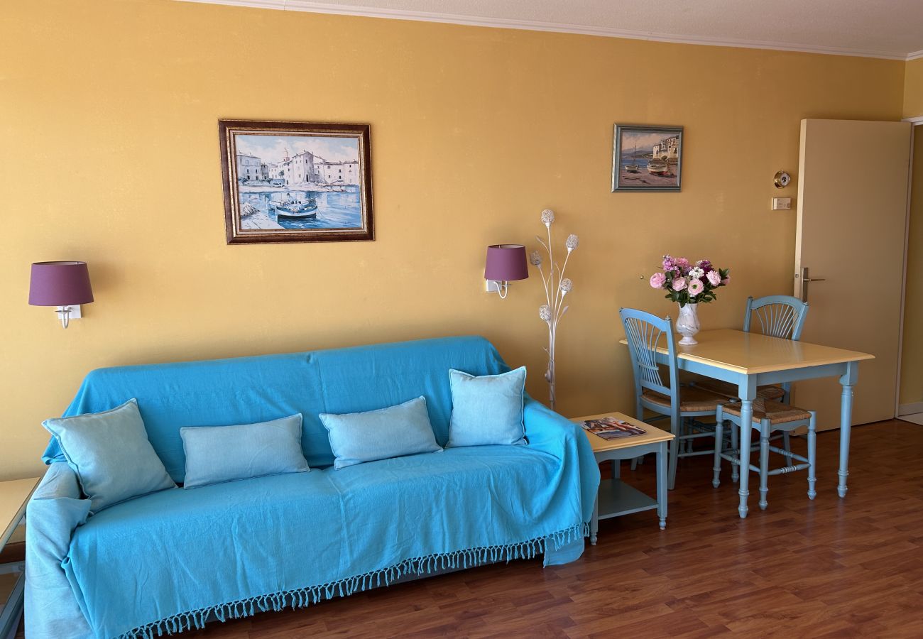 Studio in Fréjus - Residence Cap Hermès Studio 33m2 for 3 privileged, all comfort, sea view, air conditioning and parking