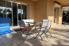 Apartment in Fréjus - Large ground floor apartment of 110m2 for 6 privileged guests, direct access to the beach, 3 large bedrooms, air conditioning, wifi, 2 private parking spaces.