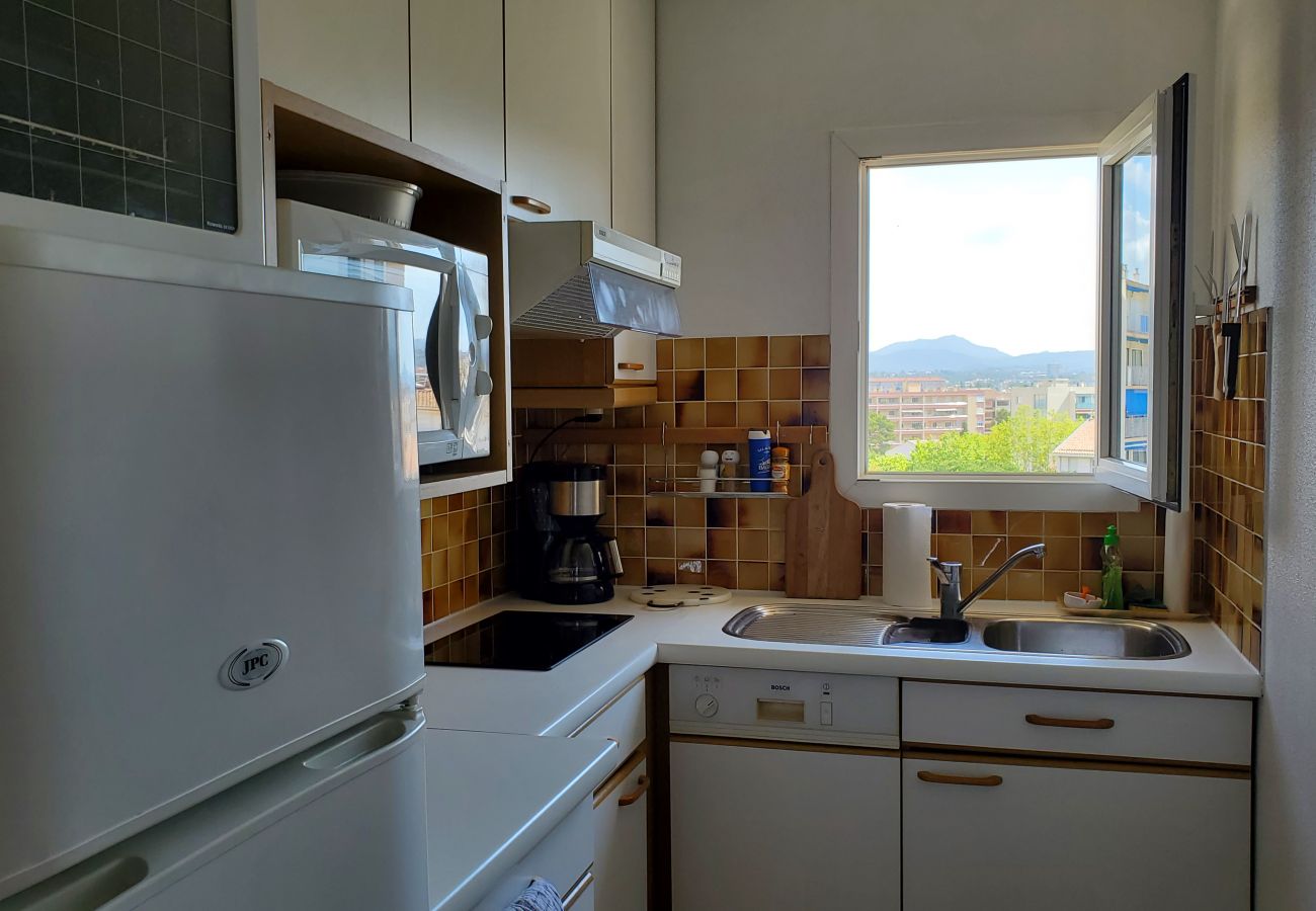 Apartamento en Fréjus - FREJUS PLAGE La Miougrano T1 Bis 36m2 Piscina - Playa a 150m Hermoso Balcón 4 Personas
