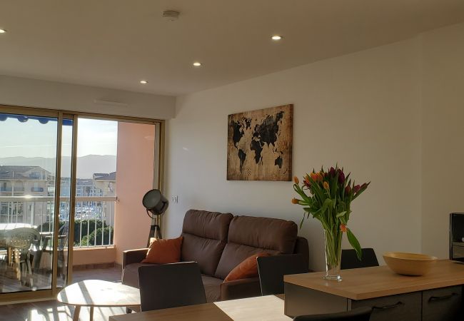 Apartamento en Fréjus - Fréjus-Plage, Vista al mar, T2, 38m2, 4 personas, reformado, aire acondicionado, magnífico