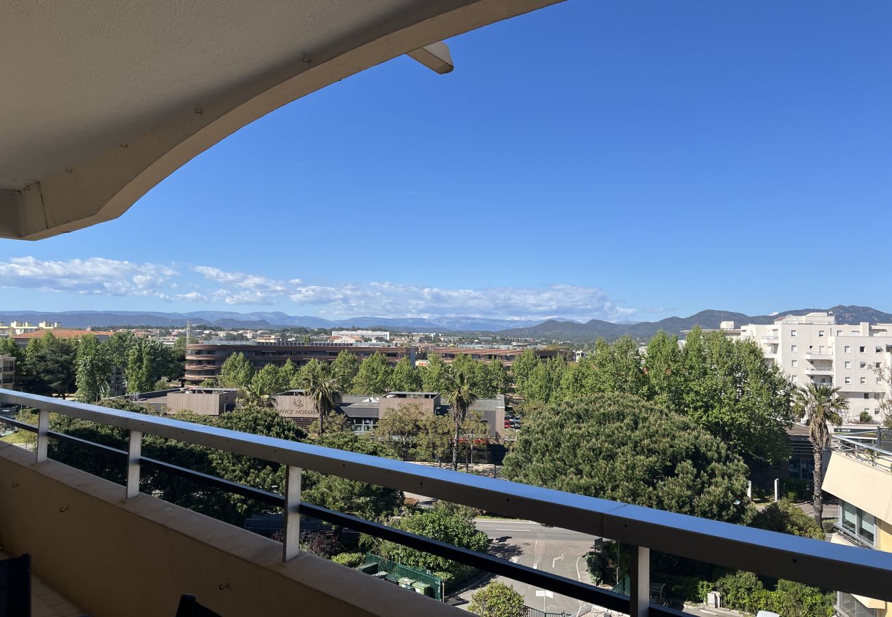 Apartamento en Fréjus - Fréjus Plage, T3, 6 personas, aire acondicionado, WIFI, piscina, aparcamiento, 5 minutos a pie de la playa