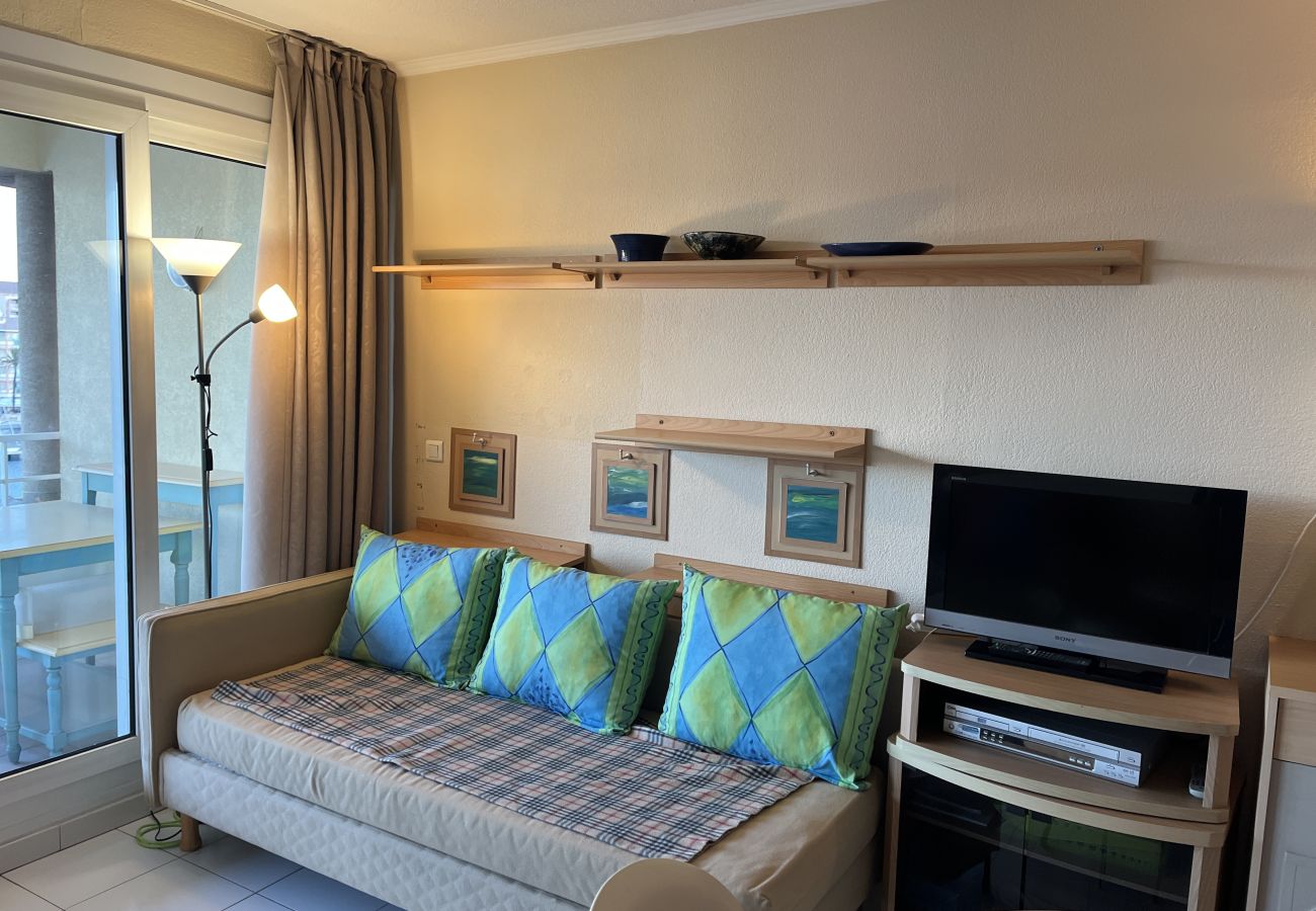 Apartamento en Fréjus - Cap Hermès, 4º piso con magníficas vistas al puerto, 4 plazas, aire acondicionado, piscina, Wi-Fi, aparcamiento