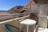 Estudio en Fréjus - Capitole, frente al mar, estudio con alcoba para dormir para 3 personas, 26 m², balcón con vista parcial al mar, aire acondicionado, aparcamiento privado.