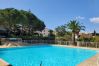 Appartamento a Fréjus - Fréjus Plage, La MIOUGRANO, bellissimo appartamento di 3 locali, 5 persone, ampio balcone, box nel seminterrato, ricercata residenza con piscina Appartamento a Fréjus - Fréjus Plage, La MIOUGRANO, bellissimo appartamento di 3 locali, 5 persone, ampio balcone, box nel seminterrato, ricercata residenza con piscina