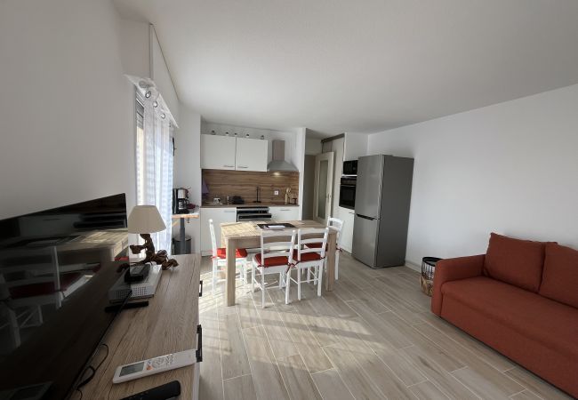 Appartamento a Fréjus - Le Capitole, magnifica vista mare, appartamento con 1 camera da letto + cabina, 40m2, aria condizionata e garage Appartamento a Fréjus - Le Capitole, magnifica vista mare, appartamento con 1 camera da letto + cabina, 40m2, aria condizionata e garage
