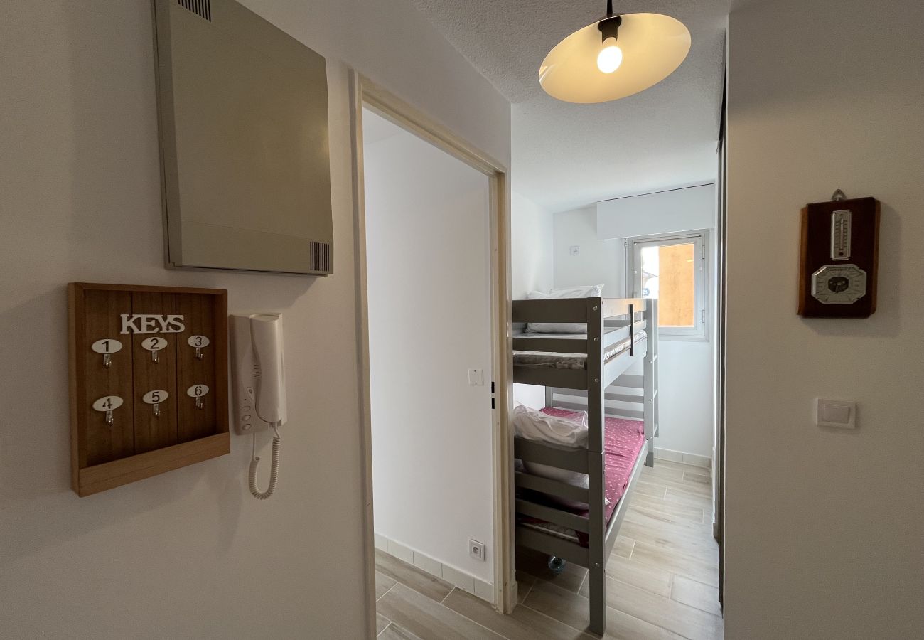 Appartamento a Fréjus - Le Capitole, magnifica vista mare, appartamento con 1 camera da letto + cabina, 40m2, aria condizionata e garage