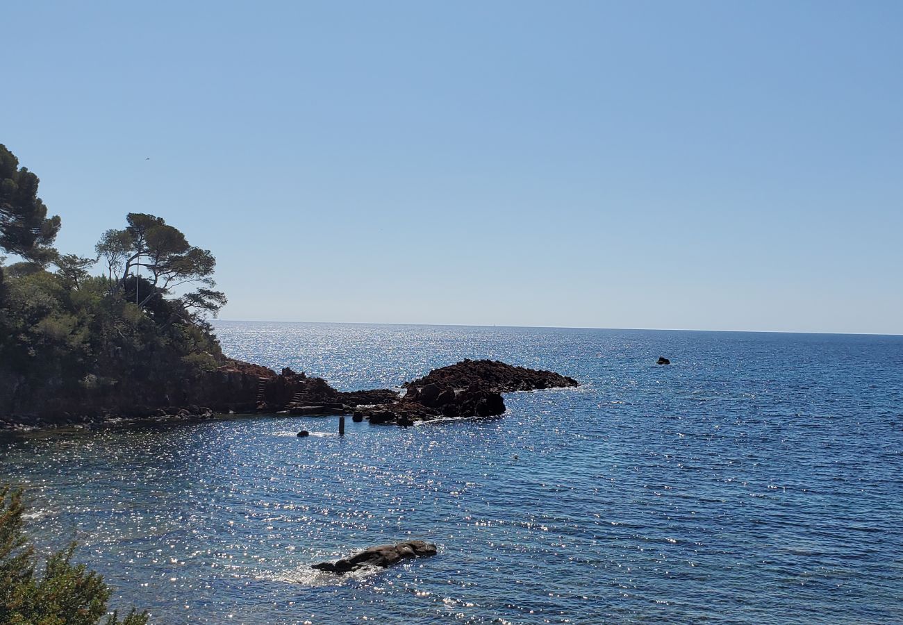 Studio à Saint Raphael - SANTA LUCIA, A 2 pas de la plage, studio 30m2, renové et climatisé, 3 personnes, WIFI et terrasse