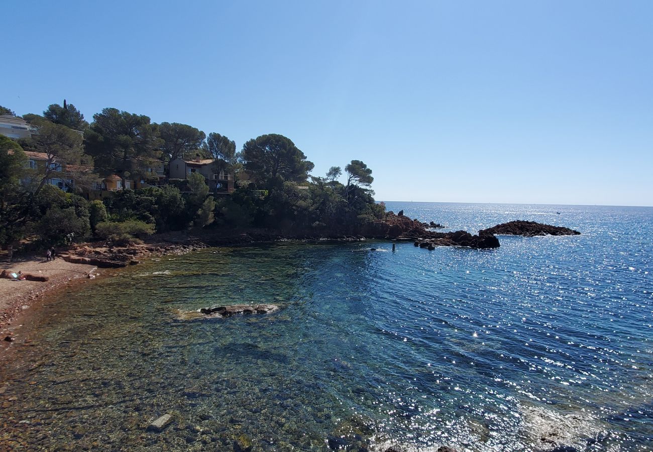 Studio à Saint Raphael - SANTA LUCIA, A 2 pas de la plage, studio 30m2, renové et climatisé, 3 personnes, WIFI et terrasse